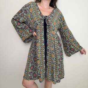 Boho Bell Sleeve Duster/Dress